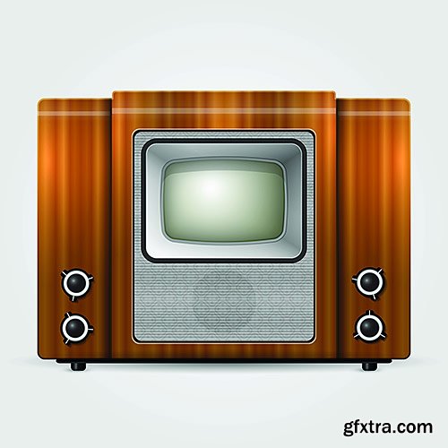 Old technology, 2 - VectorStock