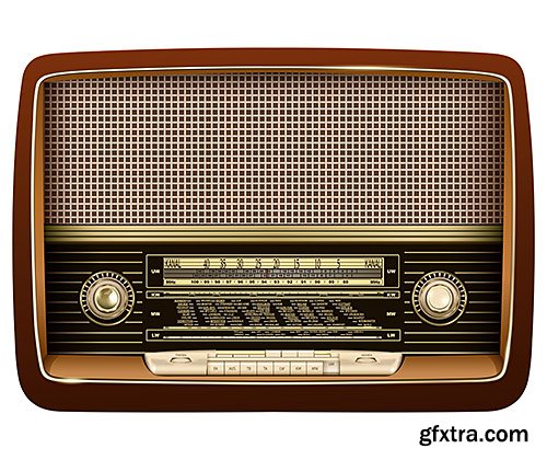 Old technology, 2 - VectorStock