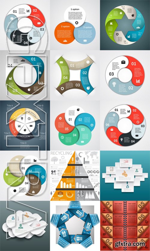 Stock Vectors - Infographic For Business Project, 25xEps