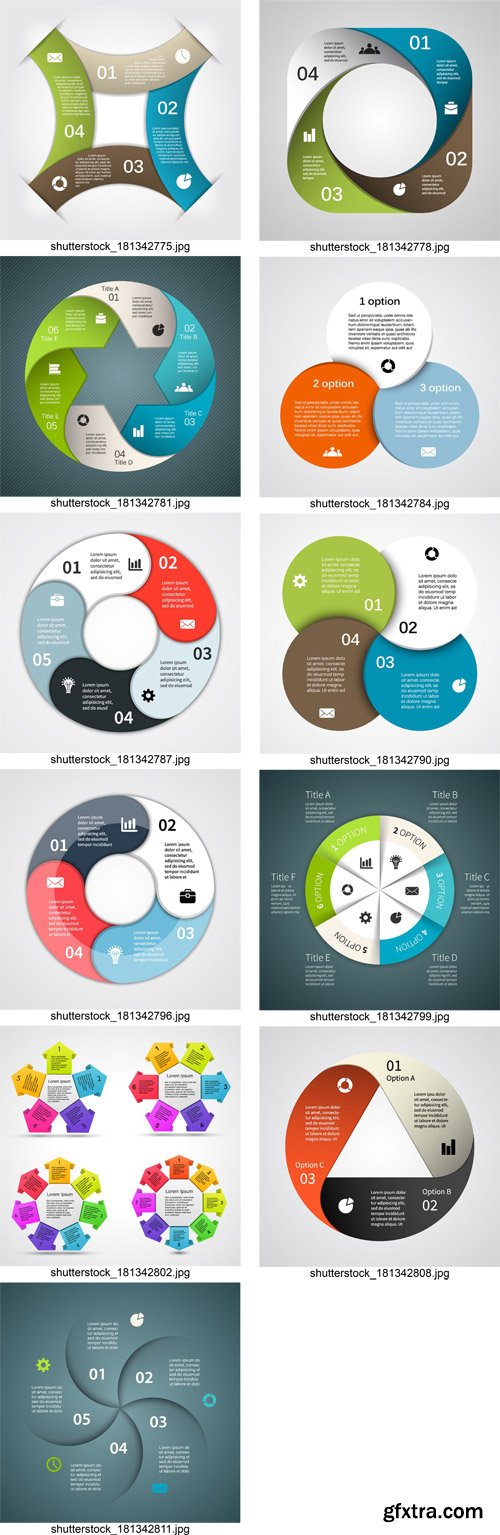 Stock Vectors - Infographic For Business Project, 25xEps