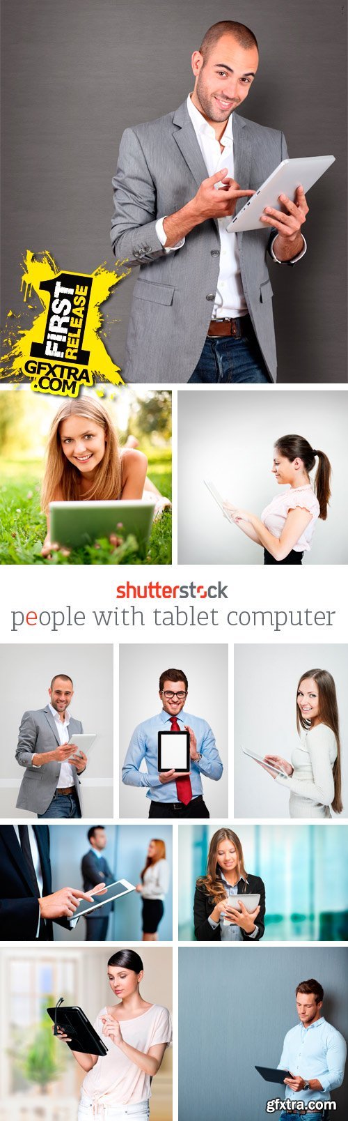 Amazing SS - People with Tablet Computer, 25xJPGs