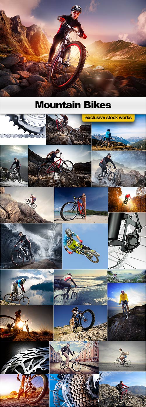 Mountain Bikes - 25x JPEGs