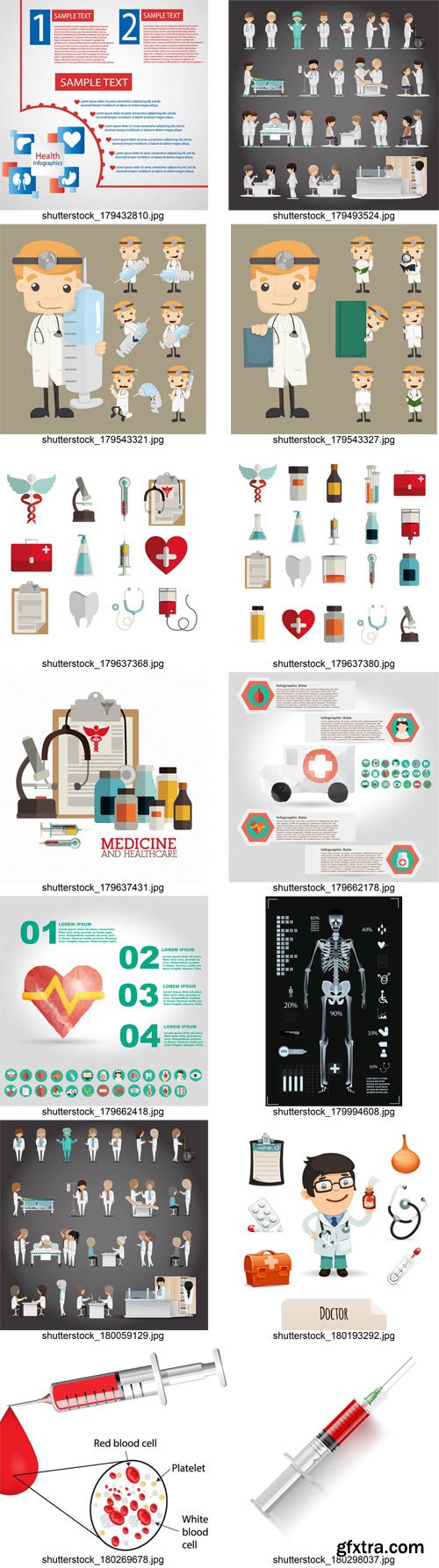 Stock Vectors - Medical Infographic 3, 25xEps