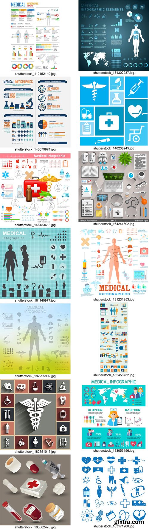 Stock Vectors - Medical Infographic 4, 25xEPS