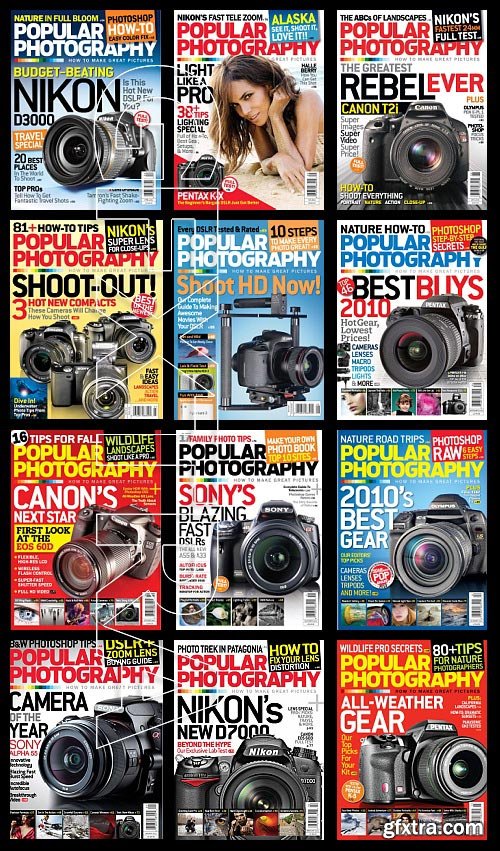 Popular Photography 2008-2014 All Volumes!