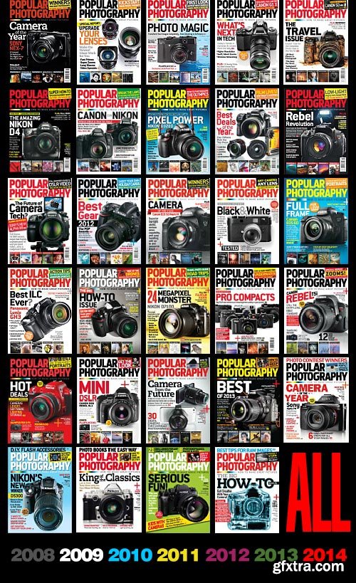 Popular Photography 2008-2014 All Volumes!