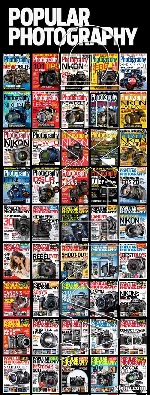 Popular Photography 2008-2014 All Volumes!