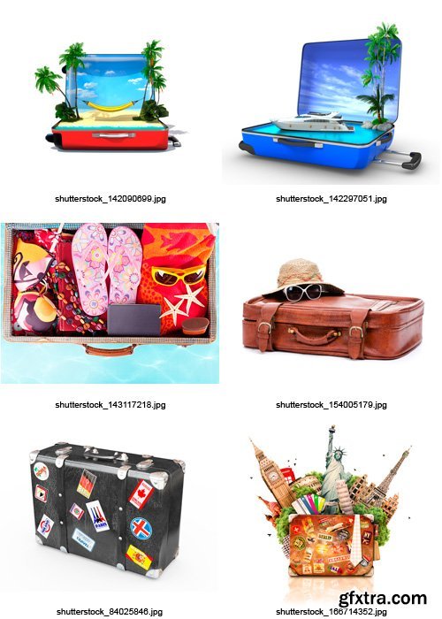 Amazing SS - Vacation Suitcases, 25xJPGs