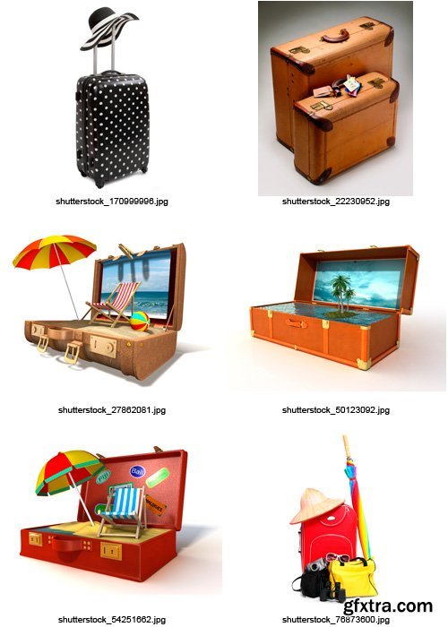 Amazing SS - Vacation Suitcases, 25xJPGs