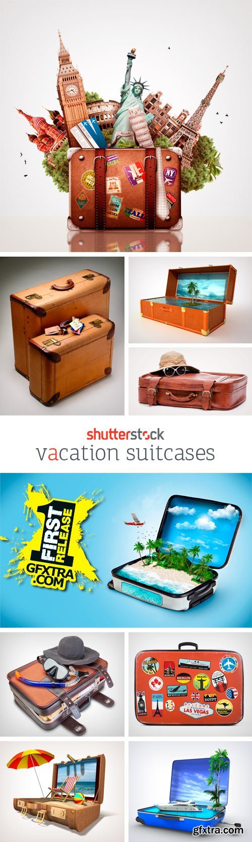 Amazing SS - Vacation Suitcases, 25xJPGs