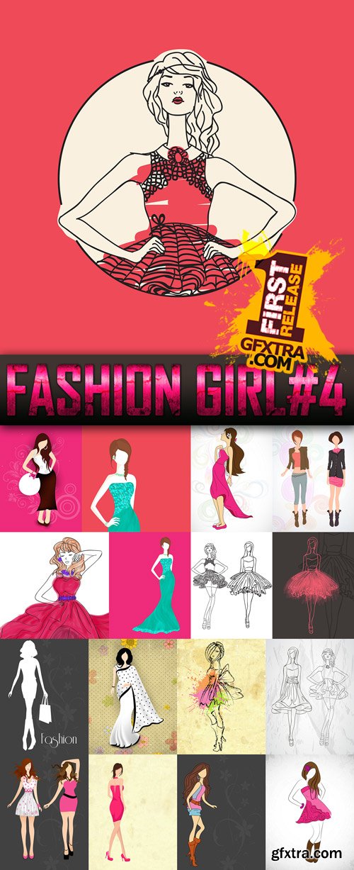 Fashion Girls Vector Collection 4