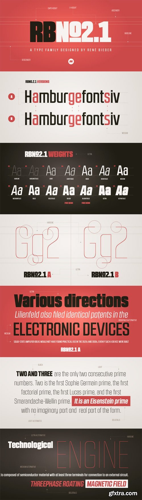 RBNo2.1 Font Family - 28 Fonts for $300