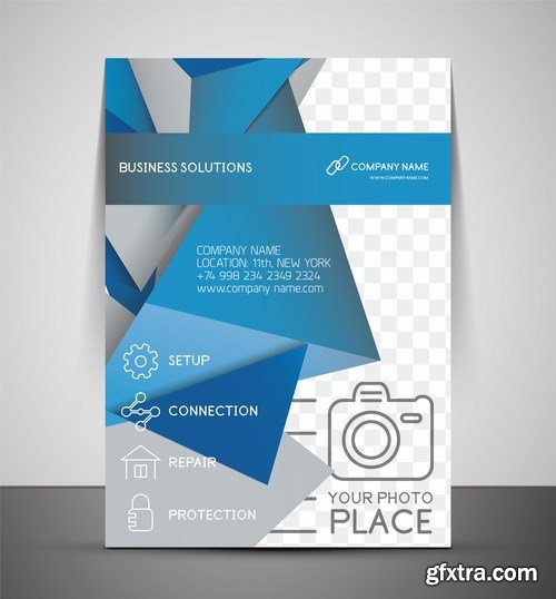 Stock Vector - Brochure cover creative design template