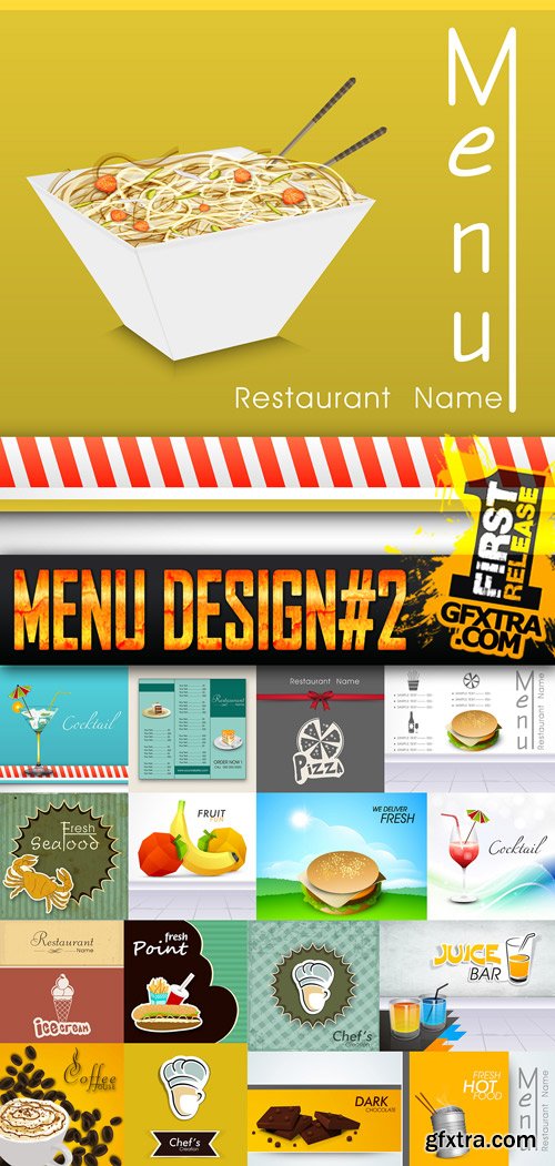 Menu DesignVector Collection 2