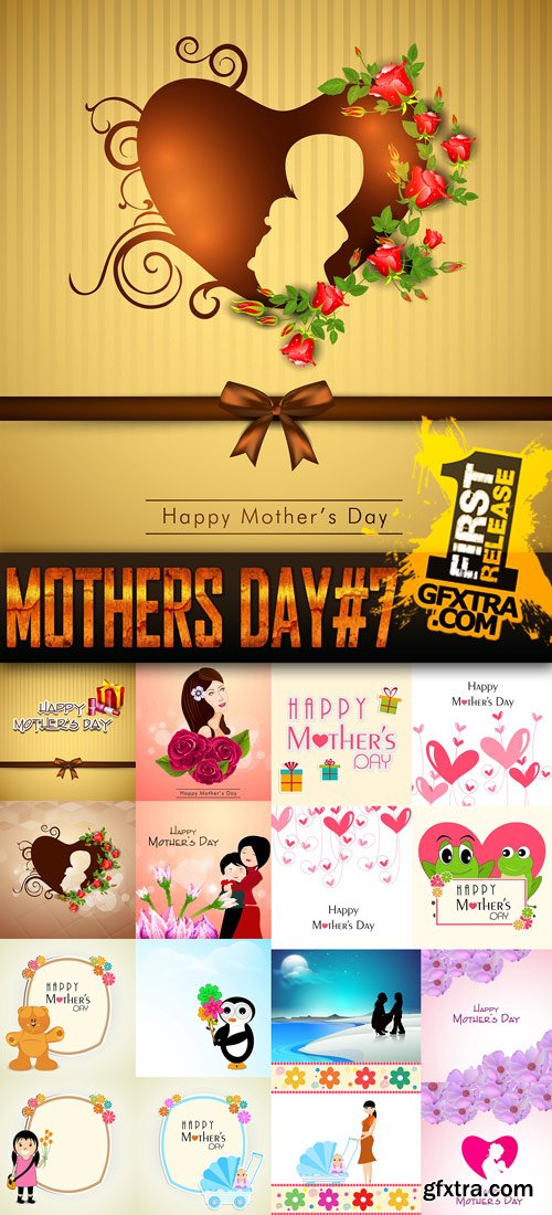 Mothers Day Vector Collection 7