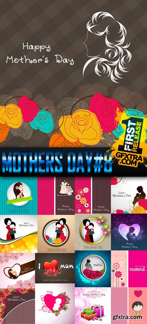 Mothers Day Vector Collection 8