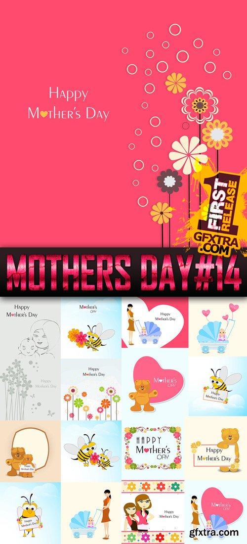 Mothers Day Vector Collection 14