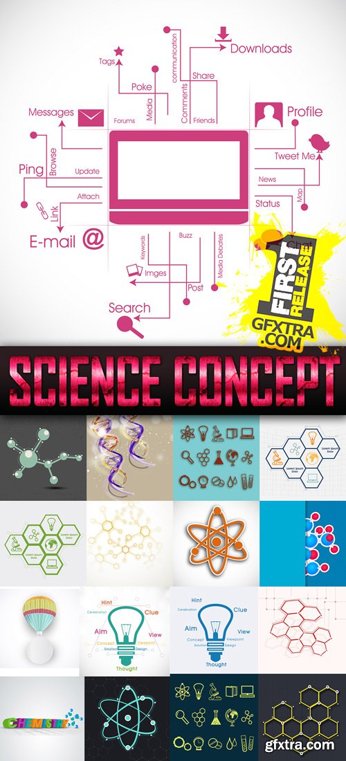 Science Concept Vector Collection 1