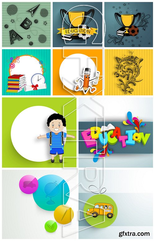 Education Elements Vector Collection 2