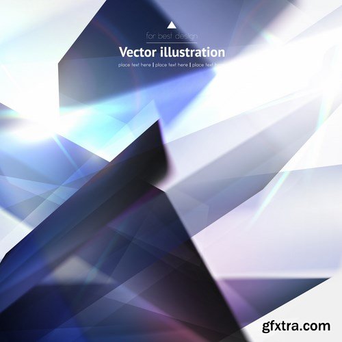 Stock Vector - Abstract triangles Backrounds 2