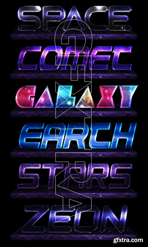 Galactic Photoshop Layer Styles