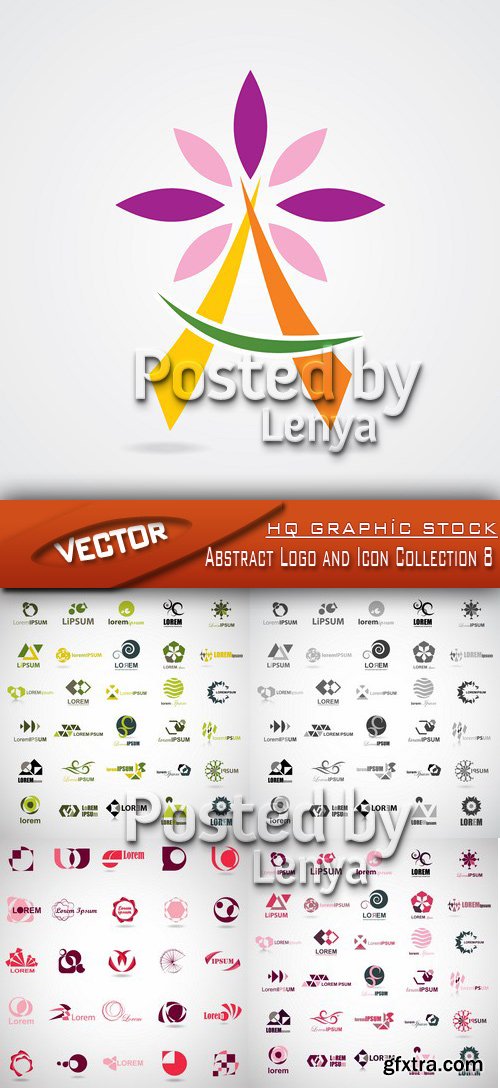 Stock Vector - Abstract Logo and Icon Collection 8