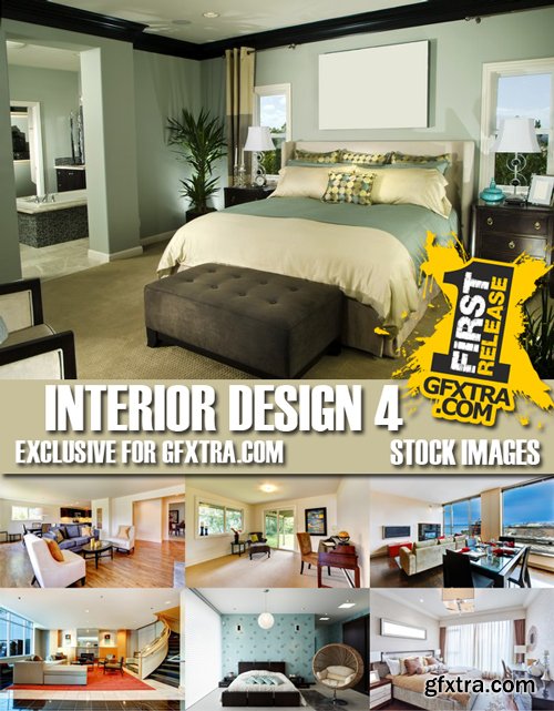 Stock Photos - Interior Design 4, 25xJPG