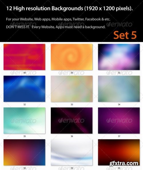 GraphicRiver - Web Background Design 1920x1200 (Set 5) - 5745071