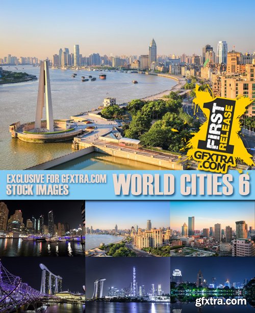 Stock Photos - World Cities 6, 25xJpg