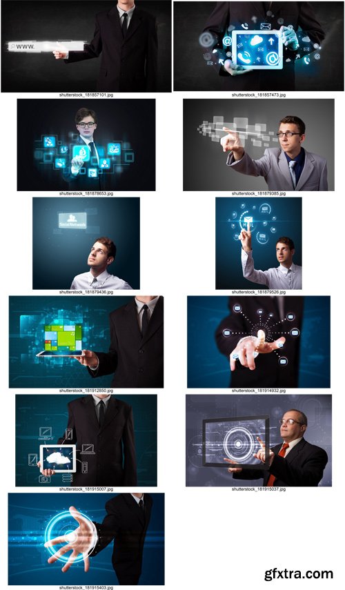 Stock Photos - Business Network 2, 25xJpg