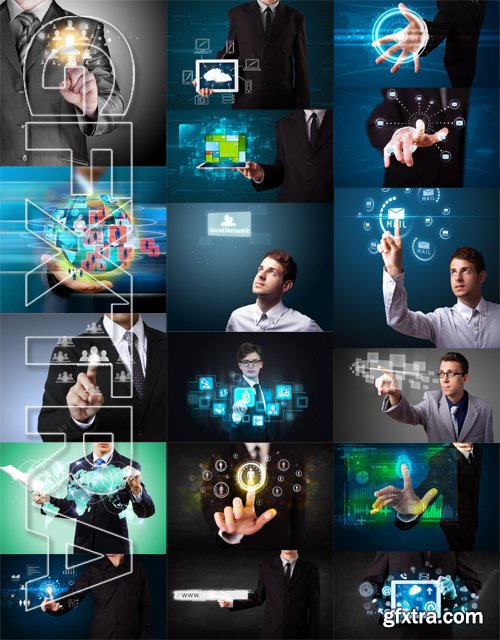 Stock Photos - Business Network 2, 25xJpg