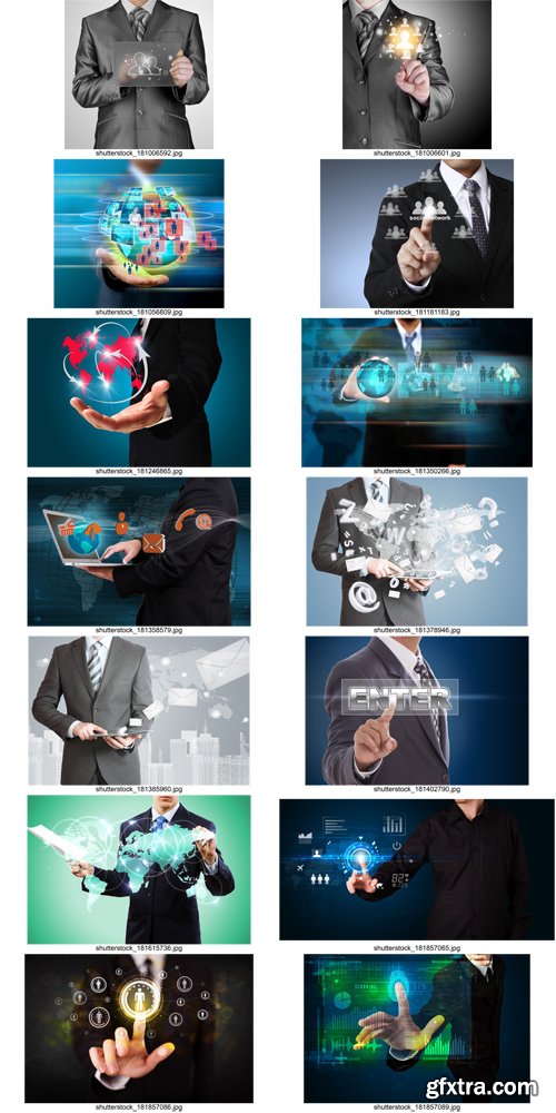 Stock Photos - Business Network 2, 25xJpg