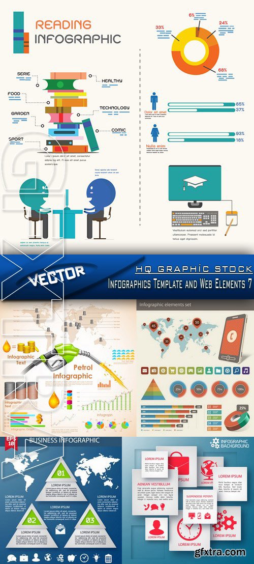 Stock Vector - Infographics Template and Web Elements 7