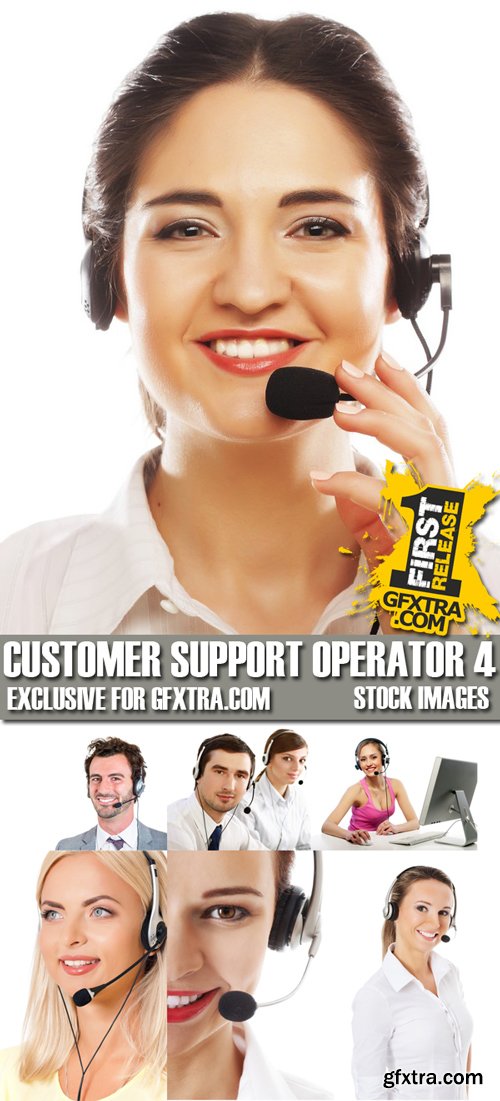 Stock Photos - Customer support operator 4, 25xJPG