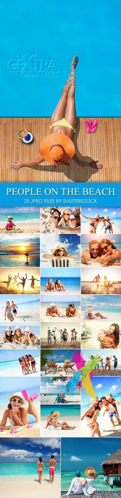 Stock Photo - People on the Beach