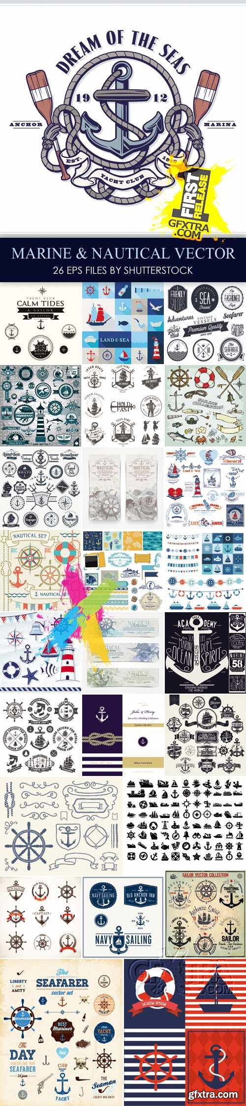 Stock Vector - Marine & Nautical Elements