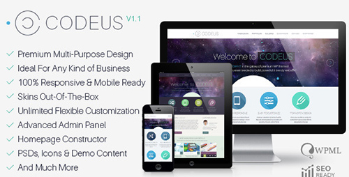 ThemeForest - Codeus v1.0.1 - Multi-Purpose Responsive Wordpress Theme