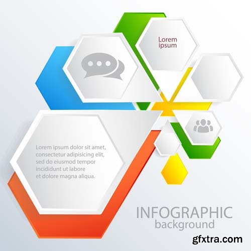 3D infographics business concept, 25xEPS