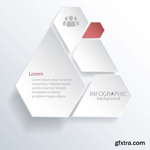 3D infographics business concept, 25xEPS