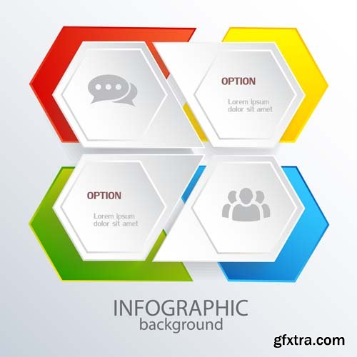 3D infographics business concept, 25xEPS