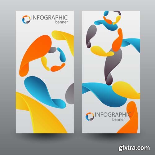 3D infographics business concept, 25xEPS