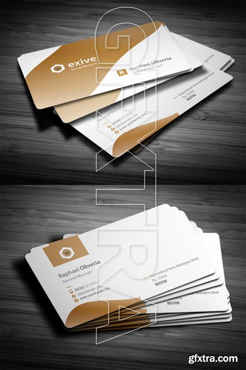 Clean Name Business Card Template