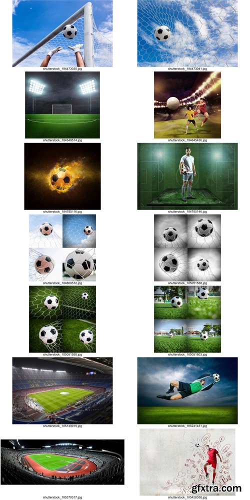 Stock Photos - Football, Soccer, 25xJPG