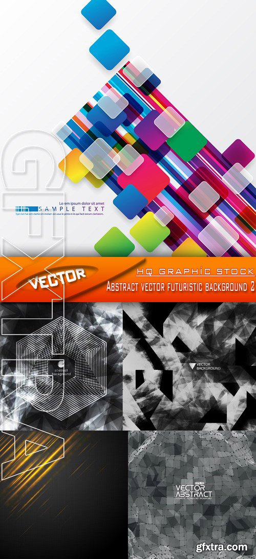 Stock Vector - Abstract vector futuristic background 2