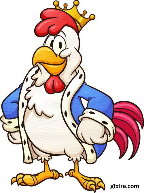 Creative Chicken Characters 24xEPS