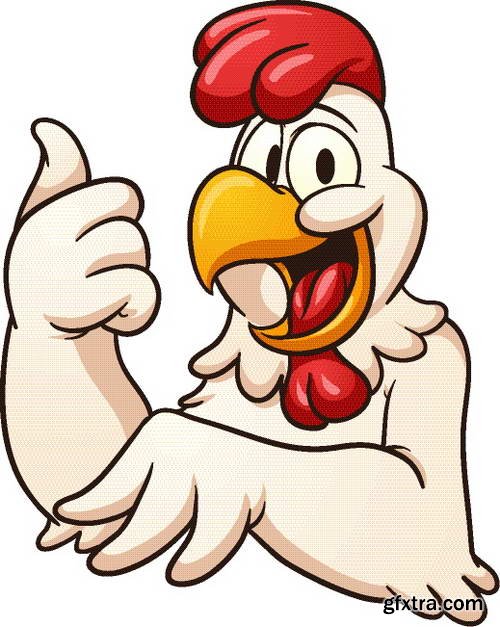 Creative Chicken Characters 24xEPS