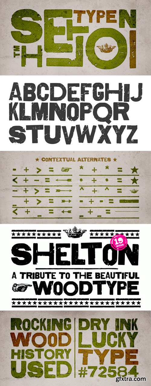 Shelton Font for $19