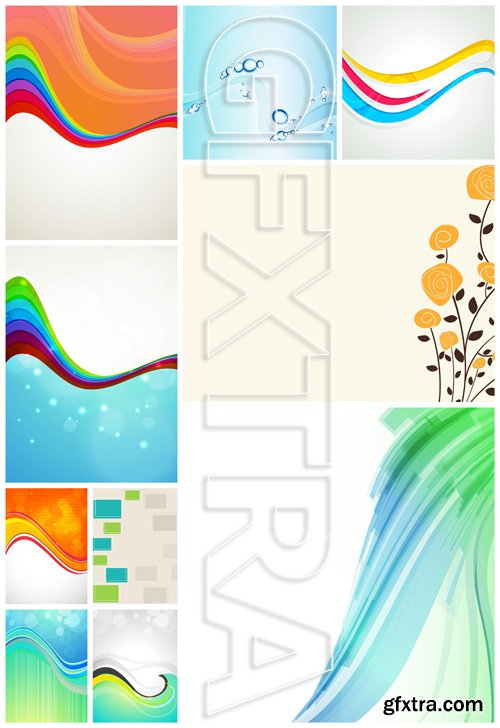 Abstract Backgrounds Vector Pack 1