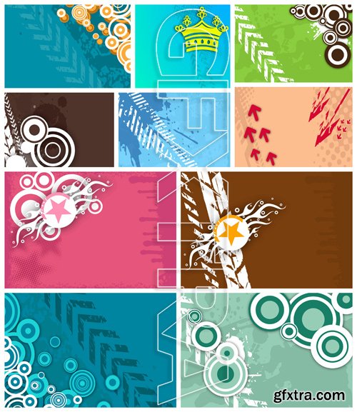 Abstract Backgrounds Vector Pack 5