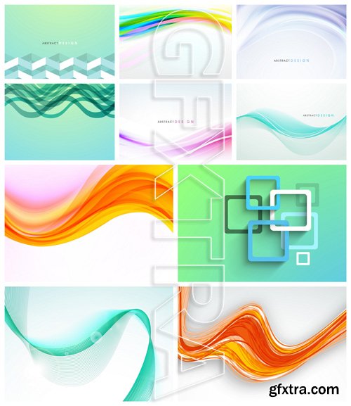 Abstract Backgrounds Vector Pack 12